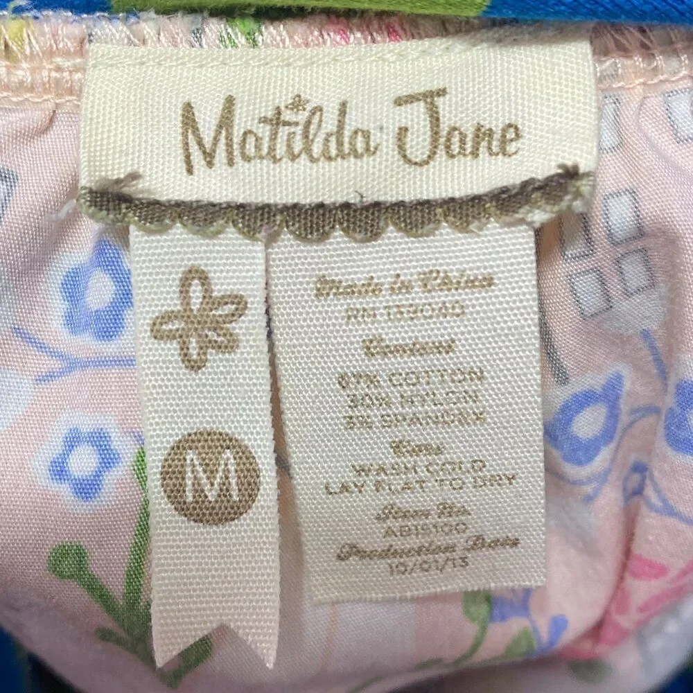 Matilda Jane Homeward Bound Mixed Print Skirt Women's Medium